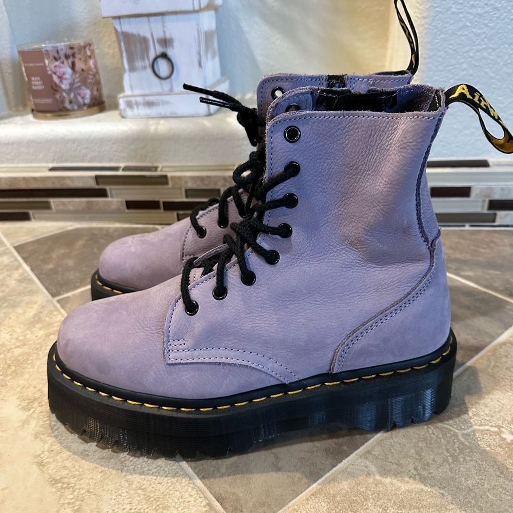 Dr. Martens Jadon Suede Boots - Picture 2 of 6